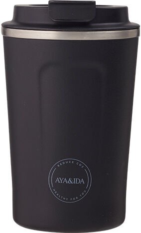 AYA&IDA Termokrus Rustfritt Stål Matt Svart 380 ml