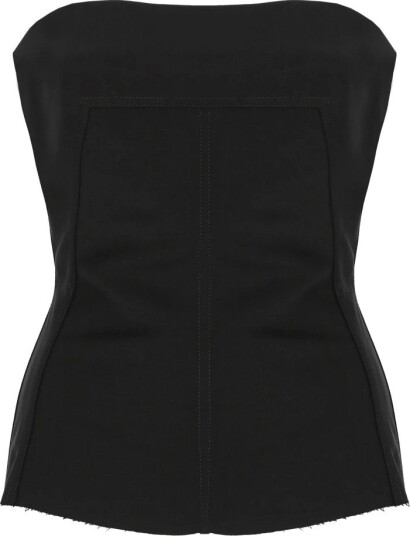 Rick Owens Dame Topper Svart S,