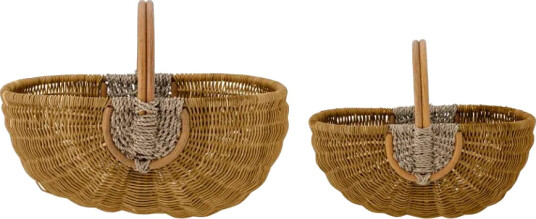 Bloomingville Vibber kurv 2 pakning Brun