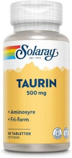 Solaray Taurin 500 Mg 60 Tabletter
