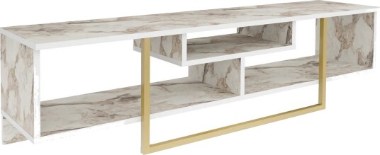 Rinorea Tv-benk 150x40 cm - Guld
