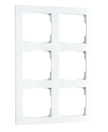 SG Ramme 2x3-Hull Hvit