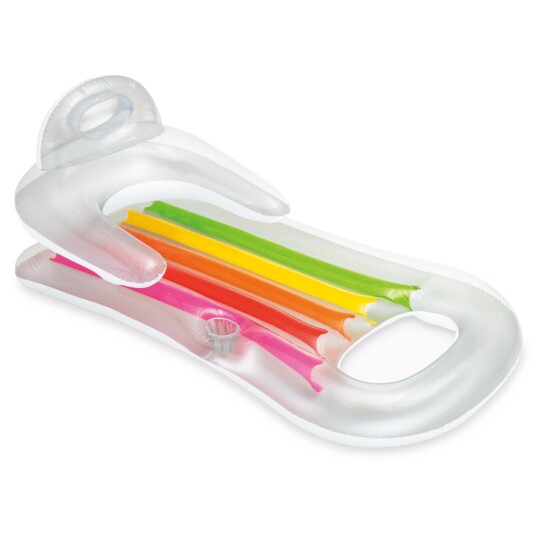 Intex 58802 oppblåsbar flytemadrass Blå Intex 58802 oppblåsbar flytemadrass Blå