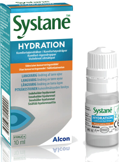 Systane Hydration Komfortøyedråper 10 ml Systane Hydration Komfortøyedråper 10 ml