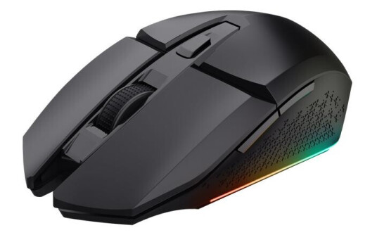 Trust GXT 110 Felox Trådløs Gamingmus med 6 Knapper og RGB Belysning - Svart