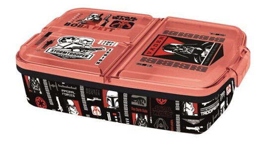 Euromic STAR WARS multi compartm. sandwich box 18 x 13 cm