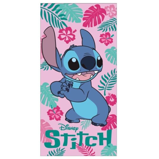 Disney Lilo & Stitch badhandduk strandhandduk 70x140 cm Snabbtorkande