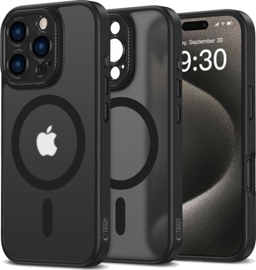 Tech Protect MagSafe Deksel til iPhone 16 Pro Halvgjennomsiktig Tech Protect MagSafe Deksel til iPhone 16 Pro Halvgjennomsiktig