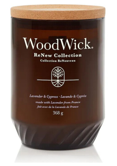 Woodwick Renew Scented Candle Lavender & Cypress 368 g Duftlys