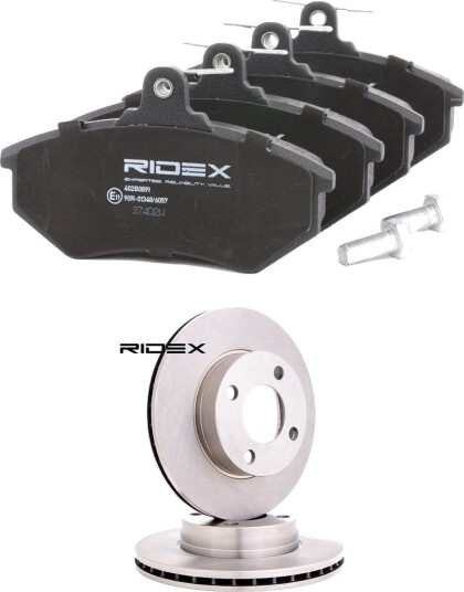 Bremseskiver og -klosser RIDEX 3405B2543 Bremseskiver og -klosser RIDEX 3405B2543