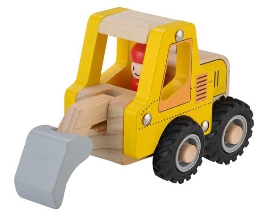 Magni Wooden rooter with rubber wheels 5597 Magni Wooden rooter with rubber wheels 5597