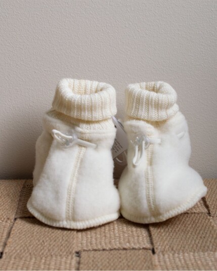 Joha Ull Ulltøfler Baby - Ullfleece - 100% Merino - Natur