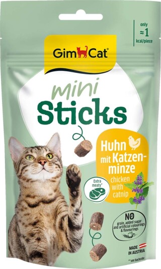 Gimcat Mini Sticks Kylling Kattegodbit 50 G Gimcat Mini Sticks Kylling Kattegodbit 50 G