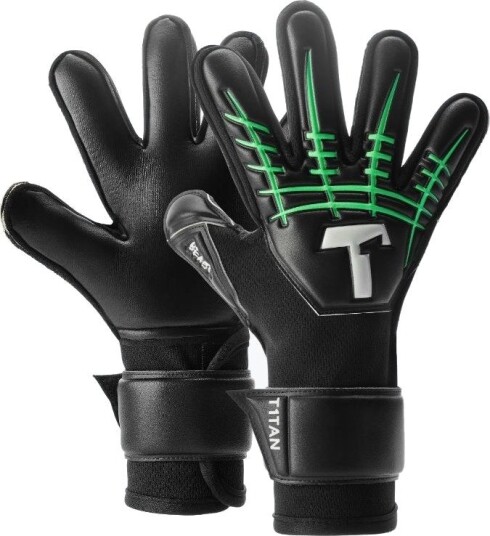 T1TAN Keeperhansker Fluo Beast 3.0 Svart/Grønn Barn størrelse 4 T1TAN Keeperhansker Fluo Beast 3.0 Svart/Grønn Barn størrelse 4