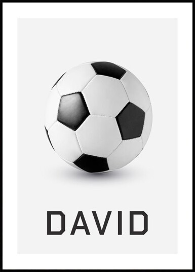 Personalized Football Plakat Plakat / 100x150cm