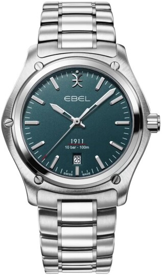Ebel 1911 Herreklokke 1216585 Blå/Stål Ø42 mm