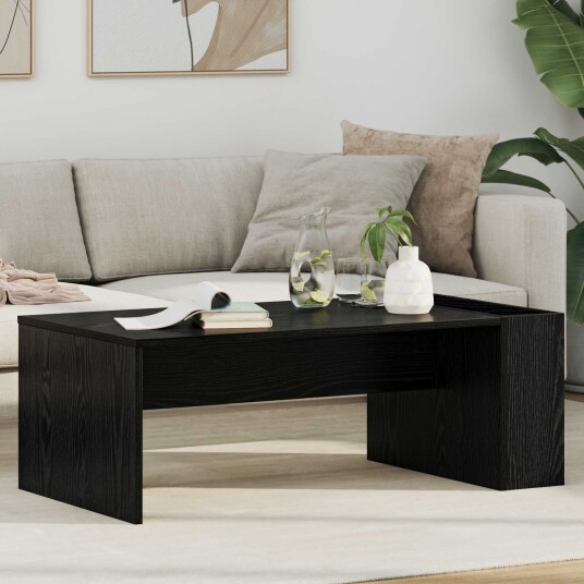 Kaffebord Svart Eik 95 x 50 x 34 cm Konstruert tre