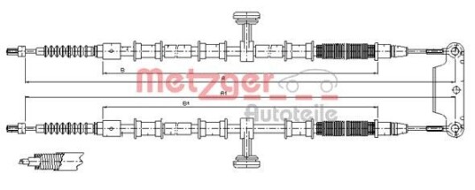 Bremsewire METZGER 11.5945