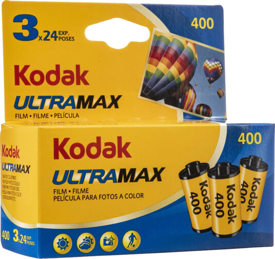 Kodak 135 Ultramax Carded 400-24X3 Kodak 135 Ultramax Carded 400-24X3