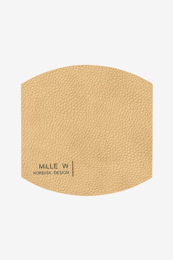 MiLLE W NORDISK DESIGN   Bordskånere Ellips 4 pakning   Beige