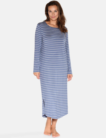 CCDK Copenhagen Nicole Longsleeved Long Dress Blue XXL