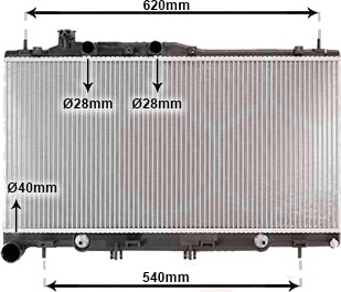 VAN WEZEL 51002069 Radiator motorkjøling