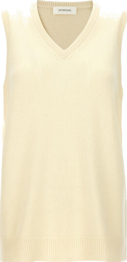 Sportmax Dame Strikkevarer Gul S,
