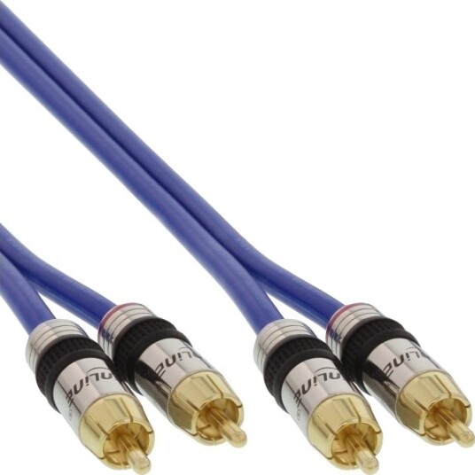 Inline 4043718108367 2 X Rca Hankjønn 2 X Rca Hankjønn 30 M Blå