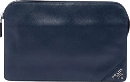 Prada Vintage Dame Pre owned Blå ONE SIZE, Prada Vintage Dame Pre owned Blå ONE SIZE,
