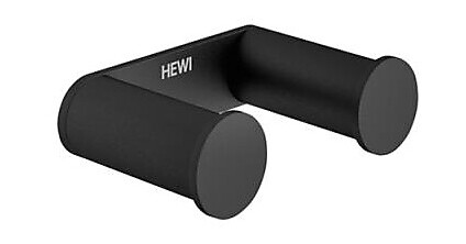 HEWI krok dobbel 37 mm sort matt