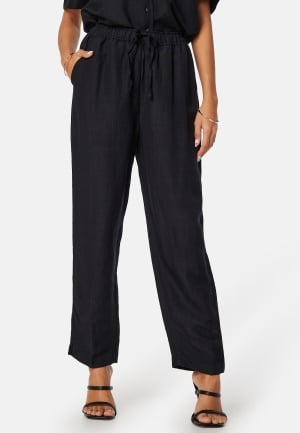 BUBBLEROOM Linen Blend Pants Black XL BUBBLEROOM Linen Blend Pants Black XL