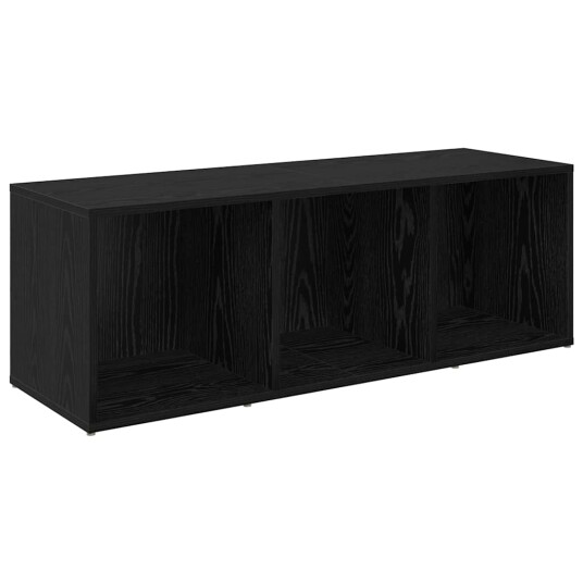 TV skap 3 pcs Svart eik 37 x 35 x 107,5 cm Ingeniørtre TV skap 3 pcs Svart eik 37 x 35 x 107,5 cm Ingeniørtre