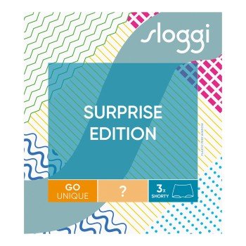 Sloggi Truser 3P GO Unique Hipster Shorts Mixed bomull Small Dame