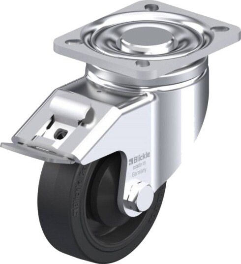 Blickle Styrehjul 622225 Lh-Poev 100K-1-Fi Med Bremse, Hjuldiameter 100 Mm, Bæreevne Maks. 200 Kg (1 Stk.) Blickle Styrehjul 622225 Lh-Poev 100K-1-Fi Med Bremse, Hjuldiameter 100 Mm, Bæreevne Maks. 200 Kg (1 Stk.)