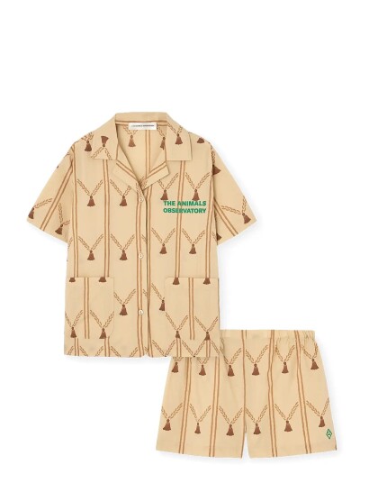 THE ANIMALS OBSERVATORY Magpie Kid Set Soft Brown   Beige   104