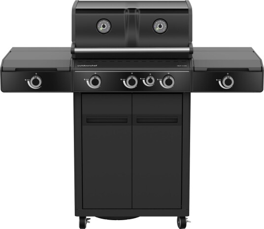 Outdoorchef BBQ stasjon Heat X 345 30mbar Gassgrill Svart Outdoorchef BBQ stasjon Heat X 345 30mbar Gassgrill Svart