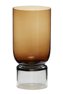 Vas Glas Amer Grå 32x16 cm