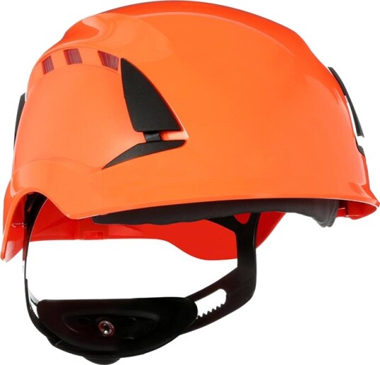 3M Securefit X5507v-Ce-4 Vernehjelm Ventilert Med Uv-Sensor Oransje En 397 (X5507v-Ce-4)