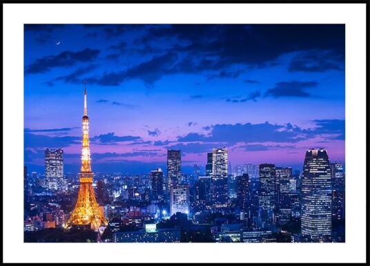 Tokyo night view Plakat / 40x50cm Tokyo night view Plakat / 40x50cm