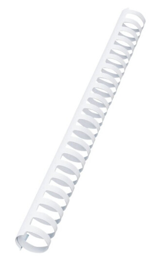 Gbc Combbind 25 Mm 21 Ringer A4 210 X 297 Mm 25 Ark Hvit 50 Stk Plastbindekam For P/N: 2101435 Ib271106 Ib271717