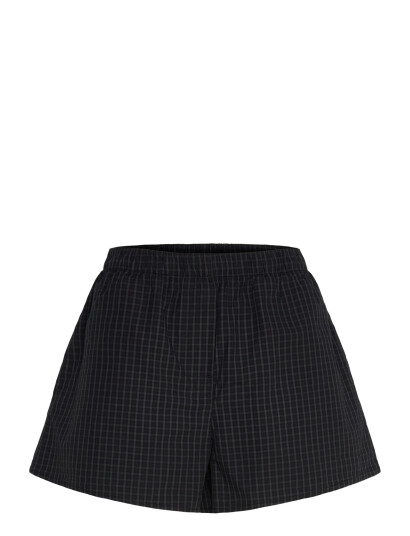 Weekday Relaxed Boxer Cotton Shorts - Black - S