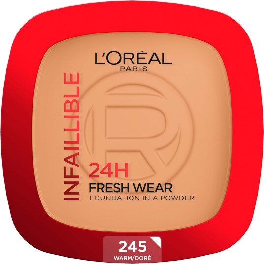 L'Oréal Paris Infaillible 24H Fresh Wear Foundationpudder Golden Honey 245 L'Oréal Paris Infaillible 24H Fresh Wear Foundationpudder Golden Honey 245