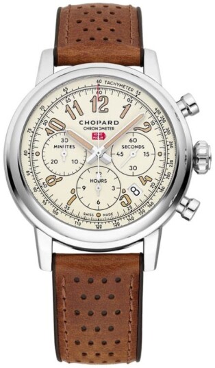 Chopard Herreklokke 168589 3033 Mille Miglia Hvit/Gummi Ø42 mm