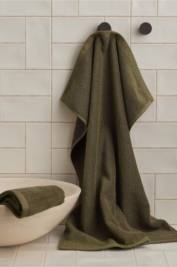 Ellos Home Håndkle Elise 50x70 cm Grønn Ellos Home Håndkle Elise 50x70 cm Grønn