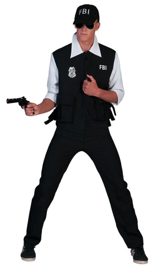 ESPA FBI Agent Karnevalkostyme Large ESPA FBI Agent Karnevalkostyme Large