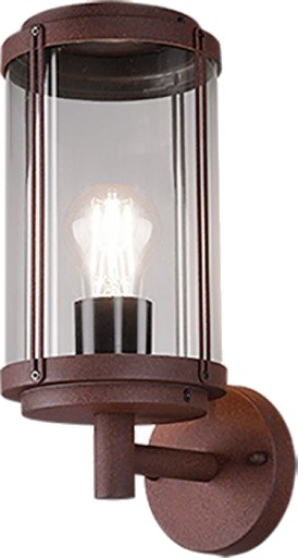 Trio Lighting Tanaro utelys vegg rust Trio Lighting Tanaro utelys vegg rust