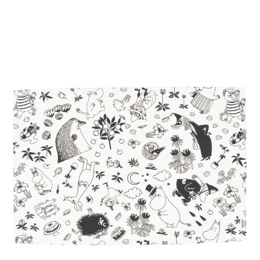 Moomin Arabia - Mummi bordbrikke 31x46 cm offwhite