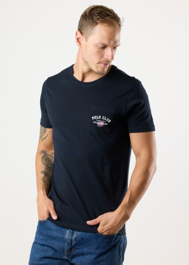 Saint Vincent Texas Tee (Bröstficka) Navy S T-Shirts Saint Vincent Texas Tee (Bröstficka) Navy S T-Shirts