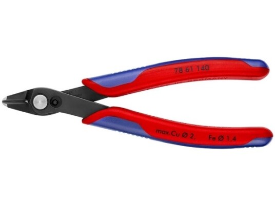 Knipex Electronic Super Knips XL 14 cm Diagonal Tang med Blå/Rød Håndtak
