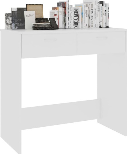 vidaXL Skrivebord hvit 80x40x75 cm sponplate vidaXL Skrivebord hvit 80x40x75 cm sponplate